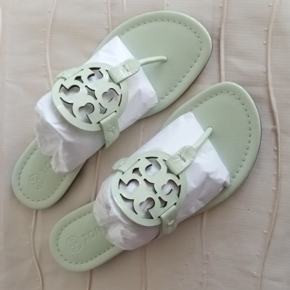 Tory Burch Shoes - Mint Green Tory Burch Miller Sandals